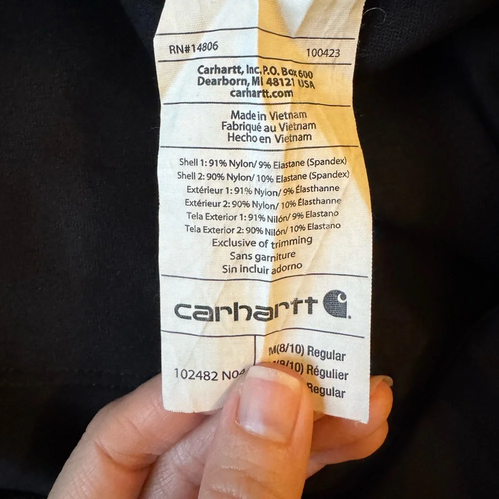 Carhartt Force Fitted Midweight Utility Leggings Size Medium - Picture 14 of 15